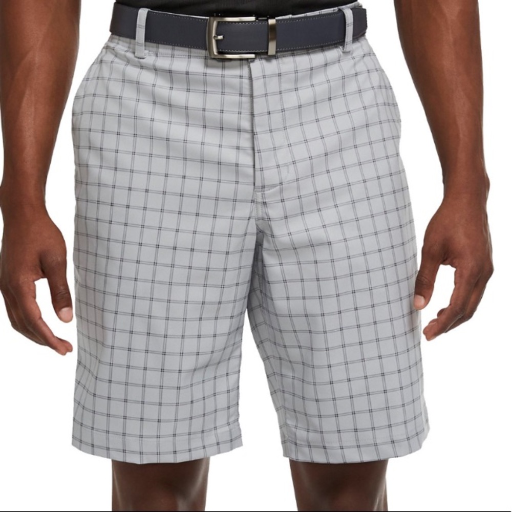 Nike Dri-FIT Plaid Golf Shorts Size 30